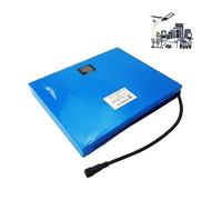 WILLQ Batterie pour lampadaire Solaire 12,8 V/Batterie LiFePO4 12 V | Batterie au lithium plate 10AH 15AH 21AH 30AH pour éclairage public LED