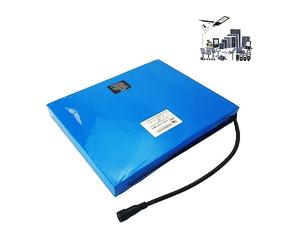 WILLQ Batterie pour lampadaire Solaire 12,8 V/Batterie LiFePO4 12 V | Batterie au lithium plate 10AH 15AH 21AH 30AH pour éclairage public LED