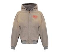Willy Chavarria - Juggernaut Workwear Sweat à capuche - Homme - Vestes - Gris - Taille: M