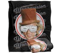 Willy Wonka and The Chocolate Factory Wonkavision Plaid Ultra Doux au Toucher Soyeux - 152 x 127 cm