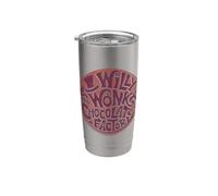 Willy Wonka Circle Logo Gobelet isotherme en acier inoxydable double paroi