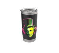 Willy Wonka Face Gobelet isotherme en acier inoxydable double paroi