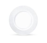 Wilmax - Assiettes - 6 pièces - Ø 25,5 cm - plates en porcelaine blanche - table - Lavables au lave-vaisselle - Assiettes à petit-déjeuner, à dessert - Emballées dans un coffret cadeau