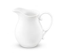 Wilmax - Pot blanc - 830 ml - Pot en porcelaine pour boissons froides et chaudes - bec verseur large - haute qualité - pour usage domestique, restauration - théière - coffret cadeau