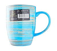 Wilmax WL-669637/A Tasse en porcelaine Bleu Capacité 460 ml
