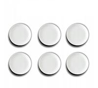 Wilmax WL-991014/A Assiette en porcelaine avec bord roulé Blanc 23 cm