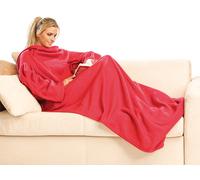 Wilson Gabor Couverture polaire plaid à manches - rouge