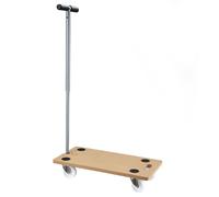 Wiltec 2x rouleaux de transport avec poignée 575 x 290 x 650 mm
