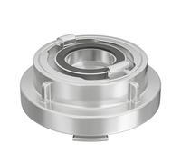 Wiltec Accouplement réducteur Storz C/52 mm à D/25 mm - 46 x 98 x 98 mm - en Aluminium - avec Manchon 120° - Raccord pour Tuyaux pompier Irrigation Arrosage Lance incendie