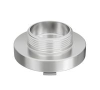 Wiltec Accouplement Storz C/52 mm - 45 x 98 x 98 mm - en Aluminium - avec Manchon rotatif 120° - Filetage mâle 2" (59,25 mm) - Raccord pour Tuyaux pompier Irrigation Arrosage Lance incendie