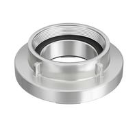 Wiltec Accouplement Storz D/25 mm - 37 x 55 x 55 mm - en Aluminium - avec Manchon rotatif 120° - Filetage femelle 1" (32,89 mm) - Raccord pour Tuyaux pompier Irrigation Arrosage Lance incendie
