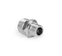 Wiltec Adaptateur aérographe - Réducteur 12,91 mm (1/4") sur 9,51 mm (1/8") Filetage mâle - pour Tuyau à air - Accessoires Airbrush