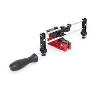 WilTec Affûteur pour chaînes de tronçonneuse - Aiguiseur de Lames Limage des Dents de sciage Atelier Jardinage Sylviculture