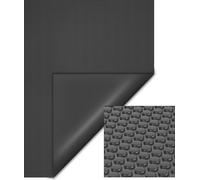 Wiltec Bâche à bulles solaire rectangulaire pour piscine, 4 x 6 m, 120 µ, en PE, couleur noire, couverture piscine, chauffage piscine