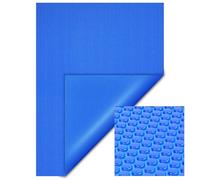 Wiltec Bâche à Bulles Solaire rectangulaire pour Piscine, 4 x 6 m, 140 µ, en PE, Couleur Bleue, Couverture Piscine, Chauffage Piscine
