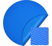 Wiltec Bâche à bulles solaire ronde pour piscine, Ø 5 m, 140 µ, en PE, couleur bleue, couverture piscine, chauffage piscine