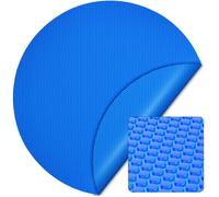 Wiltec Bâche à bulles solaire ronde pour piscine, Ø 5 m, 140 µ, en PE, couleur bleue, couverture piscine, chauffage piscine