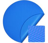 Wiltec Bâche à Bulles Solaire Ronde pour Piscine, Ø 5 m, 140 µ, en PE, Couleur Bleue, Couverture Piscine, Chauffage Piscine