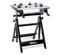 Wiltec Banc mobile jusqu’à 100 kg Établi pliable à Hauteur réglable 77-107cm Inclinaison réglable