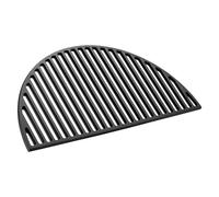 Wiltec Barbecue semi-circulaire - 55 x 26,5 x 0,9 cm - en Fonte - BBQ Charbon de bois ou à gaz - Grillade Cuisson - Terrasse Jardin Plancha - Viande Légumes Poisson