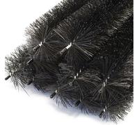 Wiltec Brosses anti oiseaux Lot de 10 pièces 12 m, 10 x 120 cm x Ø 12 cm, Protège panneaux solaires, Hérisson anti nid, Protection contre martres