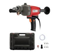 Wiltec Carotteuse électrique 2080 W – 365 x 140 x 510 mm – 1700 tr/min – Diamètre de forage 12-110 mm – Foreuse Perceuse avec Coffret et accessoires