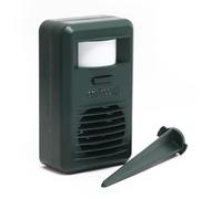 WilTec Catfree Répulsif à ultrasons pour Chats - 95 x 155 x 50 mm - pour 88 m² - sans Fil, détecteur de Mouvement à Distance de Jusqu’à 10 m - Protection Anti-Animaux