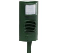 Wiltec Catwatch Répulsif à ultrasons pour chats - 120 x 60 x 230 mm - pour 125 m² - avec câble 10 m, détecteur de mouvement à distance de jusqu’à 12 m - Protection anti-animaux