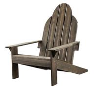 WilTec Chaise Adirondack 89 x 72 x 92,5 cm en pin certifié FSC, Chaise de Jardin pour extérieur et intérieur, Fauteuil de Jardin résistant