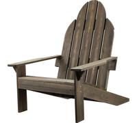 Wiltec Chaise Adirondack 89 x 72 x 92,5 cm en pin , chaise de jardin pour extérieur et intérieur, fauteuil de jardin résistant