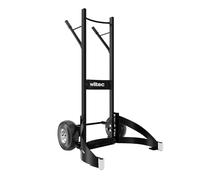 Wiltec Chariot à pneus jusqu'à 200 kg avec système basculant, Chariot de Transport avec Roues en PU, Rack à pneus Roulant avec Bras de préhension réglables