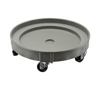 Wiltec Chariot porte fût – Ø 60 cm – Capacité de charge max. 400 kg – en PP – sur Roulettes pivotantes – Rouleur transport de futs porte-barils