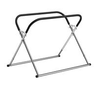 WilTec Chevalet Support Pare-Brise Pliable - 1085 x 960 x 1040 mm/réglable en Hauteur Jusqu’à 100 cm/Charge Jusqu’à 75 kg - tréteau Support de Peinture Maintien Montage Automobile