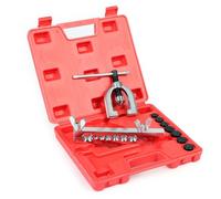 WilTec Coffret Outil sertissage de Tubes en Alu, Cuivre, Acier - avec Dudgeonniere à Battre Les collets 45° & 7 Matrices 4,8/6,4/7,9/9,5/11,1/12,7/15,9 mm