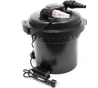Wiltec CPF-280 Filtre de bassin à pression avec stérilisation UV - 380 x 380 x 420 mm - 11 W / étang 8000 l max. / réservoir 20 l - Filtration eau à grand débit