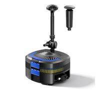 Wiltec CUF-4800 Pompe de fontaine bassin et filtre avec unité UV 11 W - 310 x 350 x 579 mm - débit 4500 l/h / refoulement max. 4 m / 45 W - pour piscine fontaine jardin