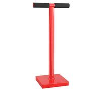 Wiltec Dameuse de sol - en Acier - 11,5 kg - Plaque carrée 20 x 20 cm - Poignée en T - Pilon Compacteur de sol Dame de maçon pour Ja