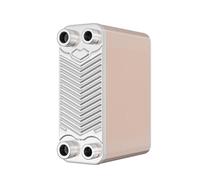 Wiltec Échangeur de chaleur thermique avec 60 plaques - 191 x 73 x 1534 mm - max. 130 kW - 1,08 l par passe - en Acier inoxydable - pour Eau Solaire