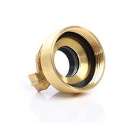 Wiltec Embout de tuyau en laiton avec griffes - 520 x 380 x 520 mm - Connecteur de raccord rapide - Filetage femelle DN38 (1 1/2") - pour Tuyau d’eau d’arrosage