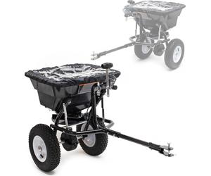 Wiltec Épandeur GT1507 – capacité de 29 litres – Largeur d’épandage 3048-3658 mm – pour engrais, semences, sel, sable – Semoir Distributeur pour Épandage régulier