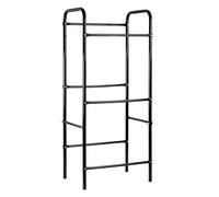 WilTec Étagère 3 Caisses de Boisson Acier 50x33x116cm 20kg par Niveau Meuble Ordre Boites Légumes Espace de Rangement Cave Cuisine Cellier Support Jouets Stockage Garage Multiusage Organisateur