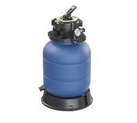 Wiltec Filtre à sable et particules - 60 x 33 cm - avec Cuve filtrante et 5 positions de réglage dont Rinçage et Hivernage - max. 21