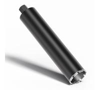Wiltec Foret diamant pour Carotteuse Ø 102 mm - Haut rendement - 1¼ UNC - Longueur 450 mm - Métal fritté - Forage à humide - Chantier Carrelage Béton - Trépan Couronne Diamant