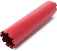 Wiltec Foret diamant pour Carotteuse Ø 108mm Métal fritté Forage à sec et Humide Chantier Carrelage Béton Trépan Couronne Diamant