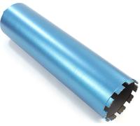 Wiltec Foret diamant pour Carotteuse Ø 127 mm – Rendement moyen – 1¼ UNC – Longueur 450 mm – Métal fritté – Forage à humide – Chantier Carrelage Béton – Trépan Couronne Diamant