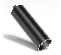 Wiltec Foret diamant pour Carotteuse Ø 152 mm – Haut rendement – 1¼ UNC – Longueur 450 mm – Métal fritté – Forage à humide – Chantier Carrelage Béton – Trépan Couronne Diamant