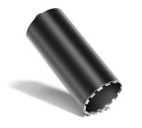 Wiltec Foret diamant pour Carotteuse Ø 200 mm - Haut rendement - 1¼ UNC - Longueur 450 mm - Métal fritté - Forage à humide - Chantier Carrelage Béton - Trépan Couronne Diamant