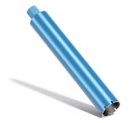 Wiltec Foret diamant pour Carotteuse Ø 82 mm - Rendement moyen - 1¼ UNC - Longueur 450 mm - Métal fritté - Forage à humide - Chantie