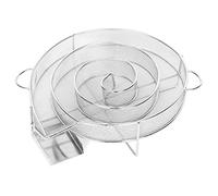 Wiltec Générateur de fumée froide 16x4,5cm Fumage à froid Serpentin fumoir Forme ronde Smoker BBQ Viande Légumes Poisson Saumon