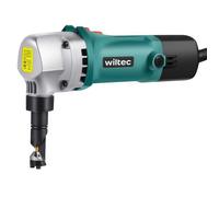 Wiltec Grignoteuse électrique de de tôle et plastique - 500 W - Profondeur de coupe 2,5 mm - 2000 tr/min max. - Outil de découpe de